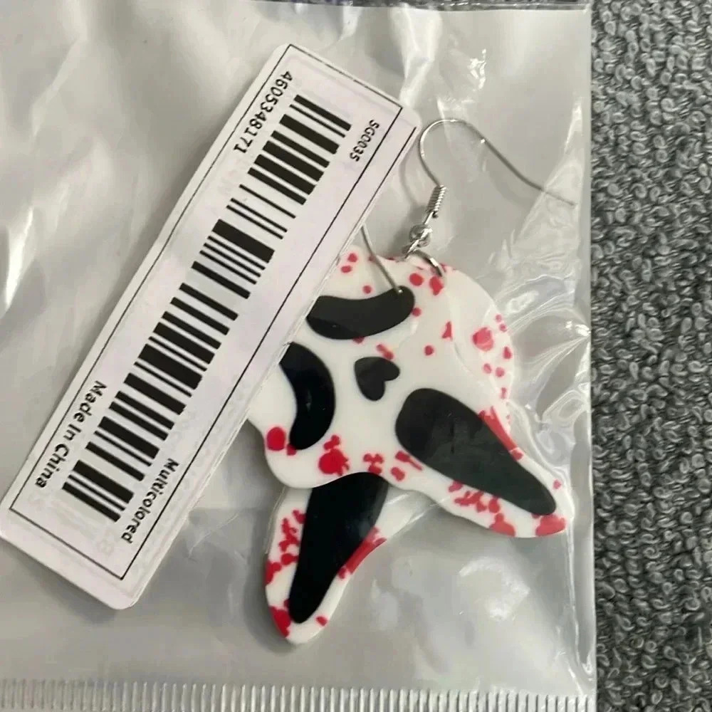 Scream earrings - Picture 3 of 3